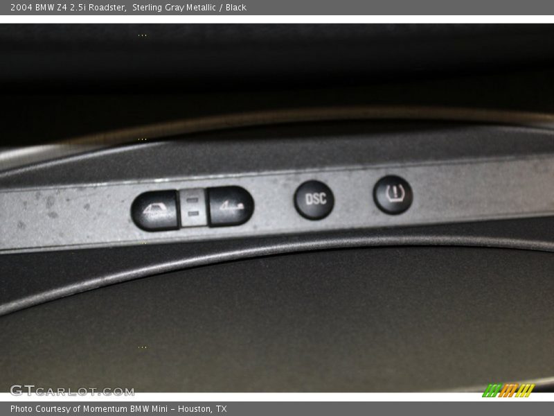 Sterling Gray Metallic / Black 2004 BMW Z4 2.5i Roadster