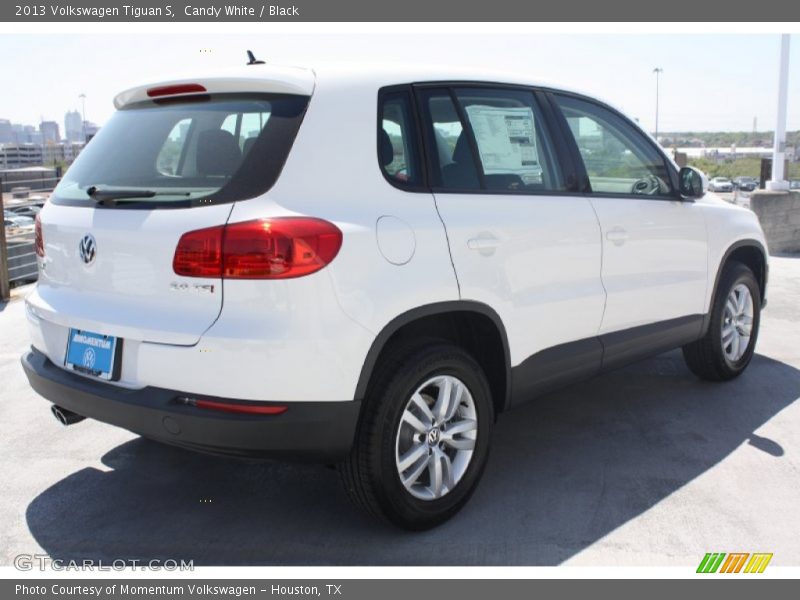 Candy White / Black 2013 Volkswagen Tiguan S