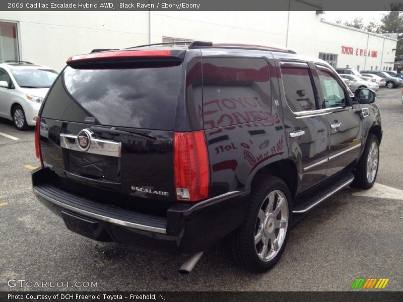 Black Raven / Ebony/Ebony 2009 Cadillac Escalade Hybrid AWD