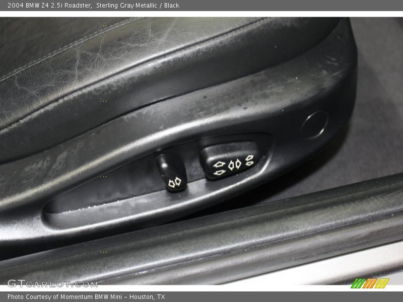 Sterling Gray Metallic / Black 2004 BMW Z4 2.5i Roadster