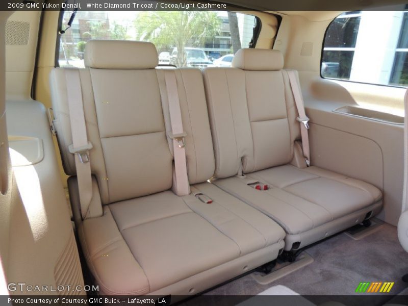 White Diamond Tricoat / Cocoa/Light Cashmere 2009 GMC Yukon Denali