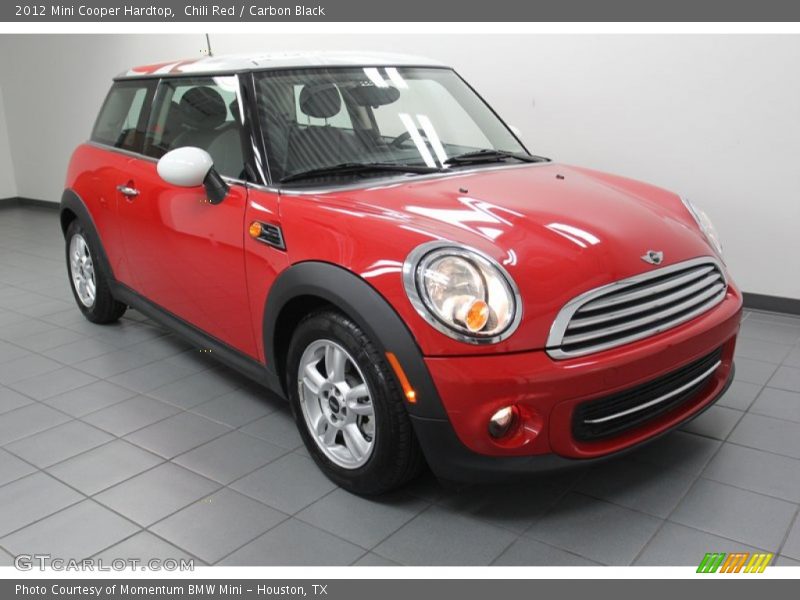 Chili Red / Carbon Black 2012 Mini Cooper Hardtop