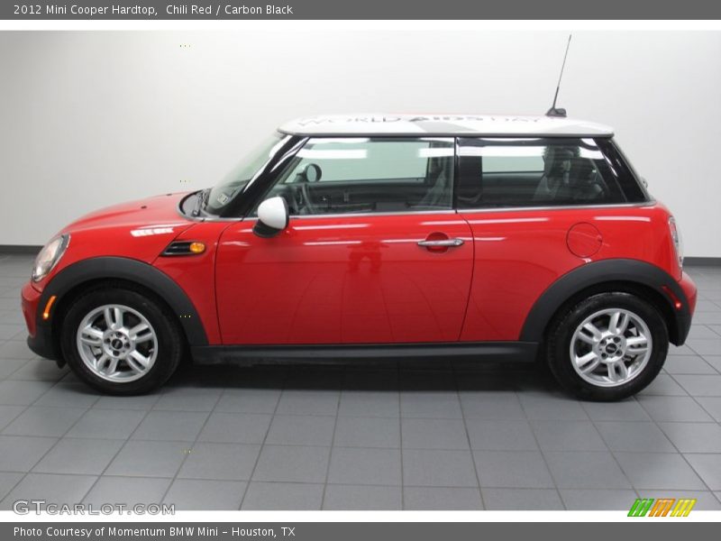 Chili Red / Carbon Black 2012 Mini Cooper Hardtop