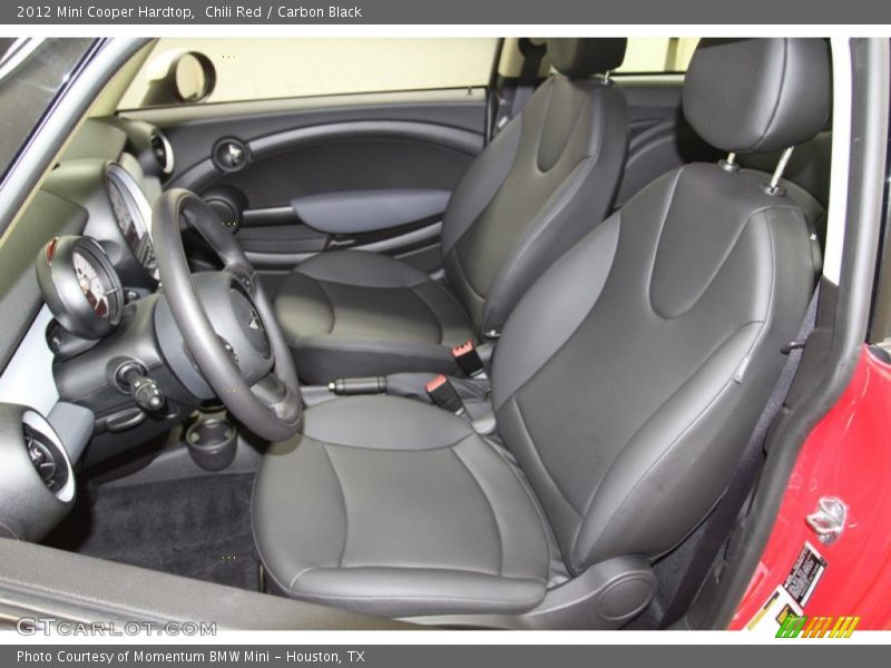 Chili Red / Carbon Black 2012 Mini Cooper Hardtop