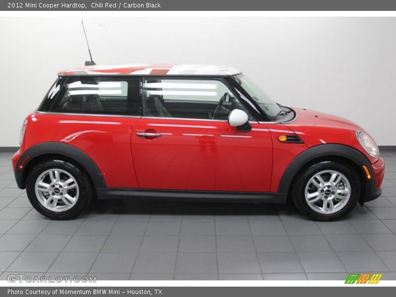 Chili Red / Carbon Black 2012 Mini Cooper Hardtop