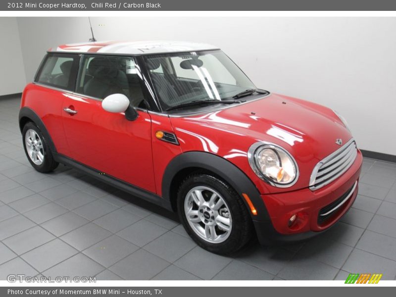 Chili Red / Carbon Black 2012 Mini Cooper Hardtop