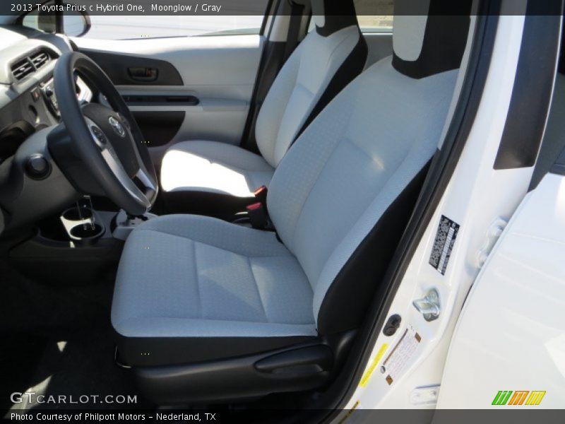 Moonglow / Gray 2013 Toyota Prius c Hybrid One