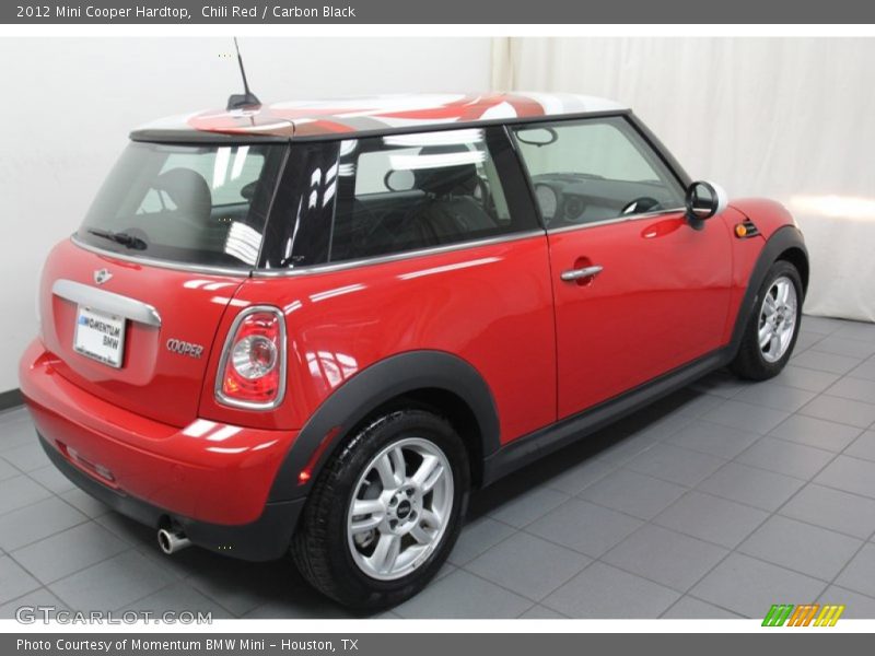 Chili Red / Carbon Black 2012 Mini Cooper Hardtop