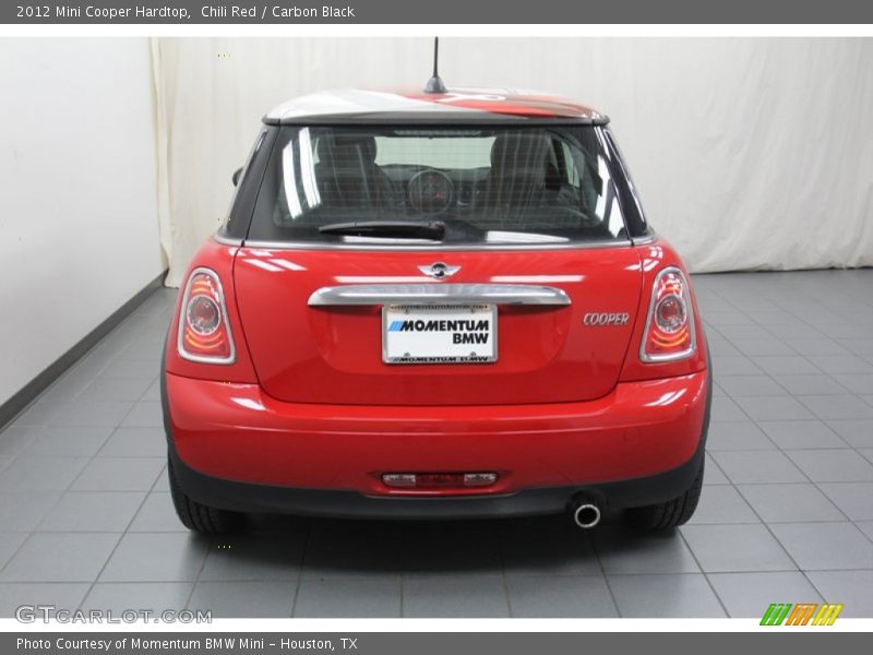 Chili Red / Carbon Black 2012 Mini Cooper Hardtop
