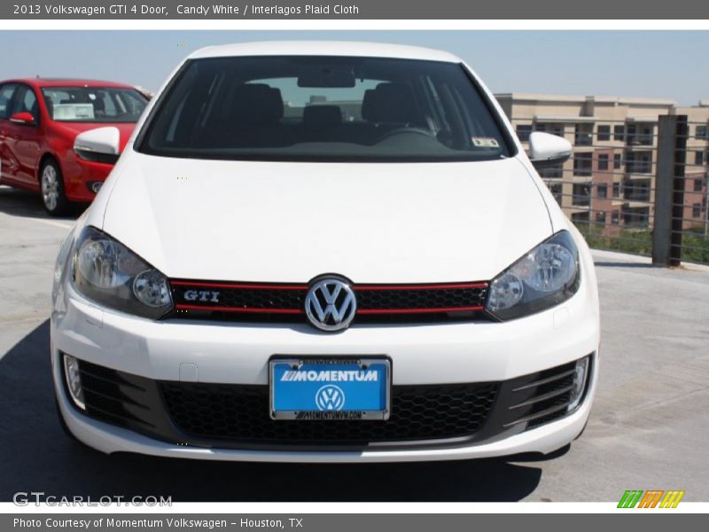 Candy White / Interlagos Plaid Cloth 2013 Volkswagen GTI 4 Door