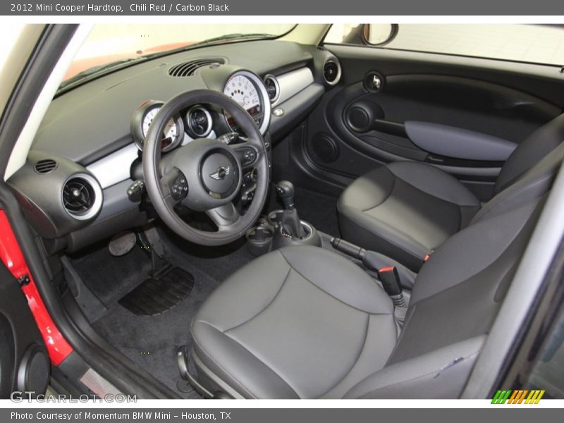 Chili Red / Carbon Black 2012 Mini Cooper Hardtop
