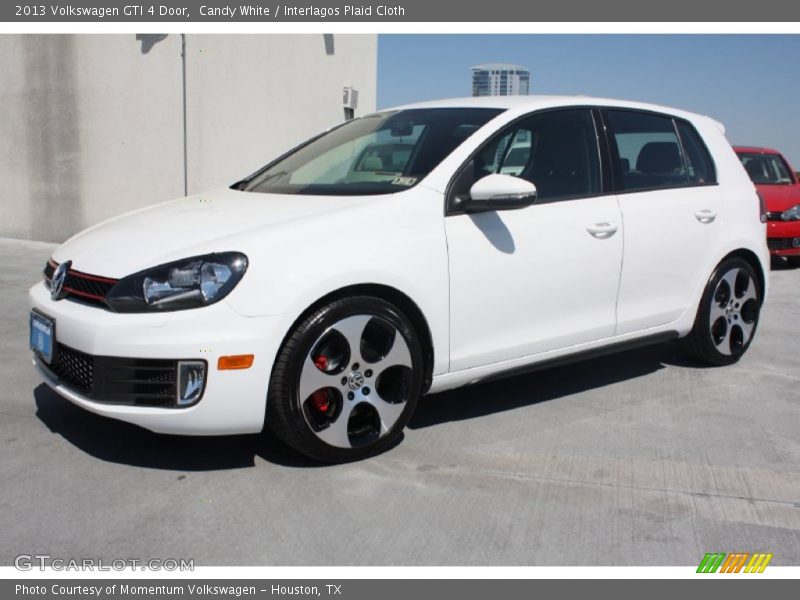 Candy White / Interlagos Plaid Cloth 2013 Volkswagen GTI 4 Door