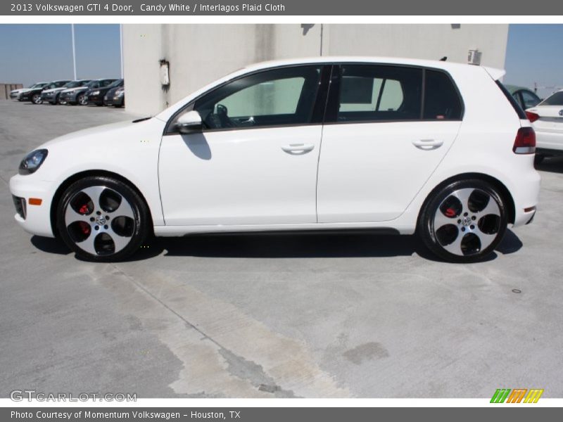 Candy White / Interlagos Plaid Cloth 2013 Volkswagen GTI 4 Door