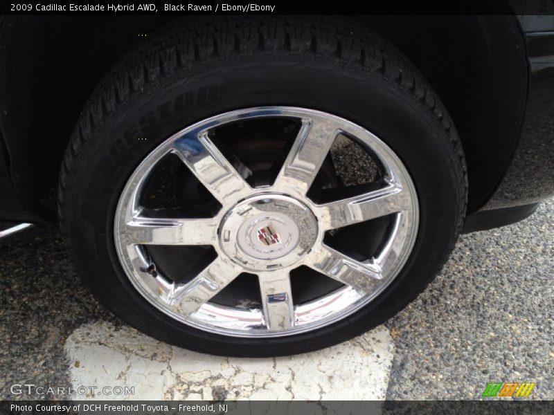 Black Raven / Ebony/Ebony 2009 Cadillac Escalade Hybrid AWD