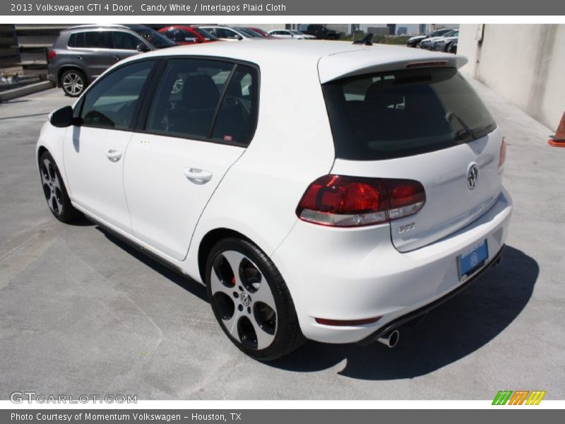 Candy White / Interlagos Plaid Cloth 2013 Volkswagen GTI 4 Door