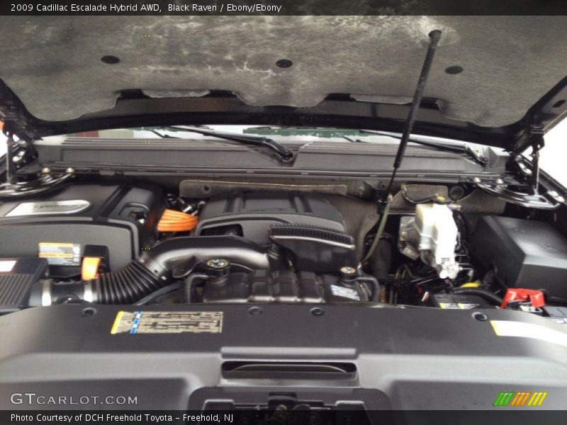 Black Raven / Ebony/Ebony 2009 Cadillac Escalade Hybrid AWD