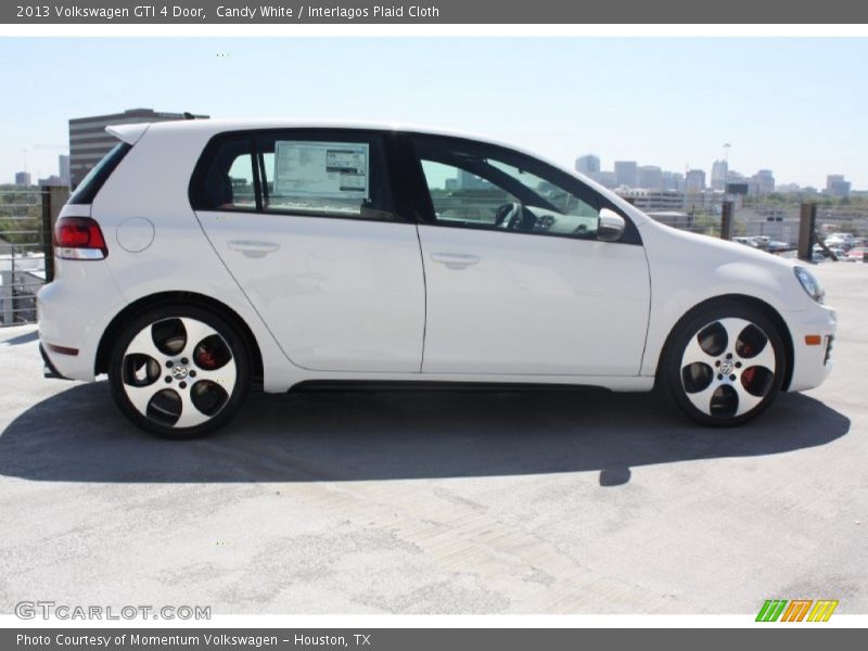 Candy White / Interlagos Plaid Cloth 2013 Volkswagen GTI 4 Door