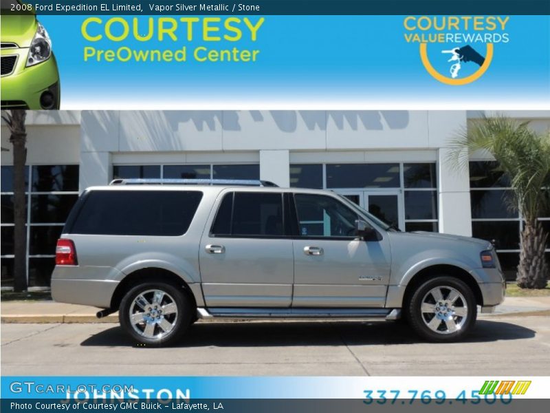 Vapor Silver Metallic / Stone 2008 Ford Expedition EL Limited