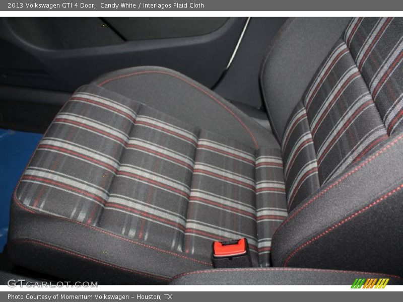 Candy White / Interlagos Plaid Cloth 2013 Volkswagen GTI 4 Door