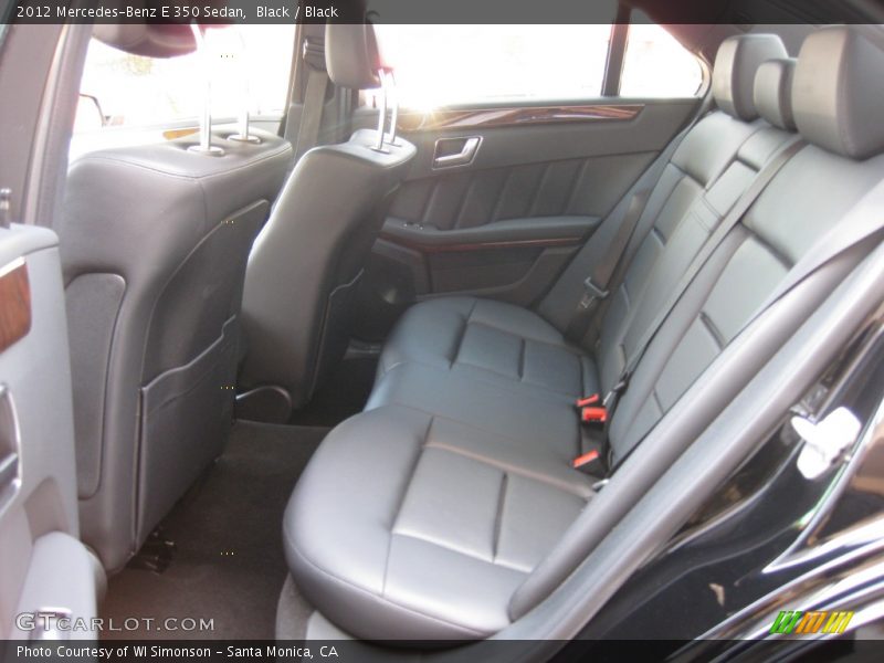 Black / Black 2012 Mercedes-Benz E 350 Sedan