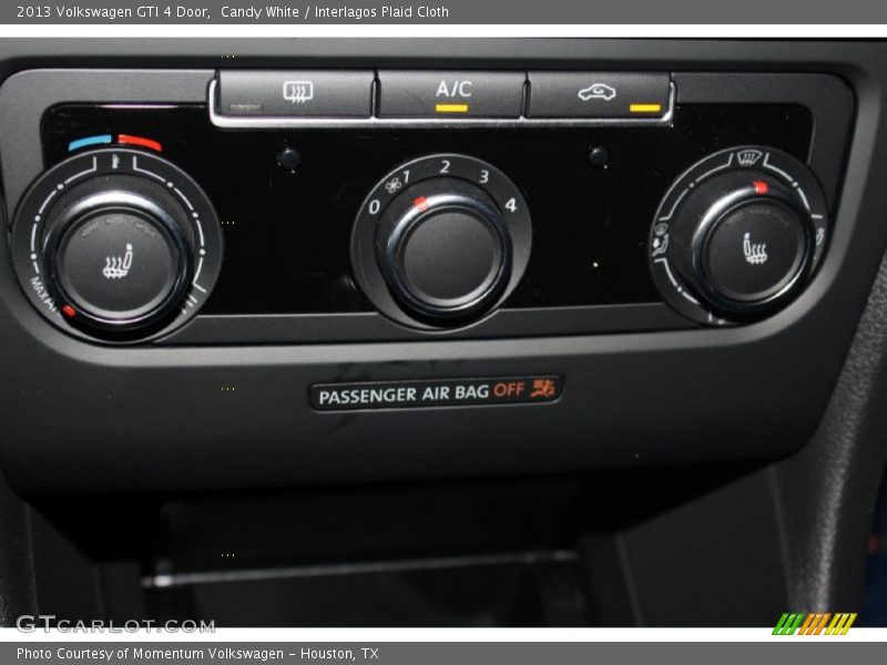 Candy White / Interlagos Plaid Cloth 2013 Volkswagen GTI 4 Door