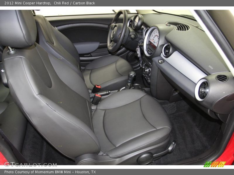 Chili Red / Carbon Black 2012 Mini Cooper Hardtop