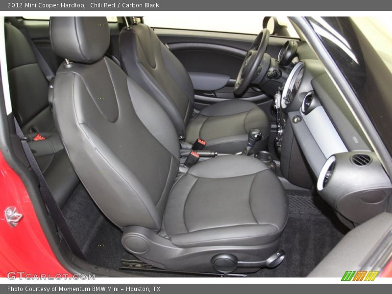 Chili Red / Carbon Black 2012 Mini Cooper Hardtop