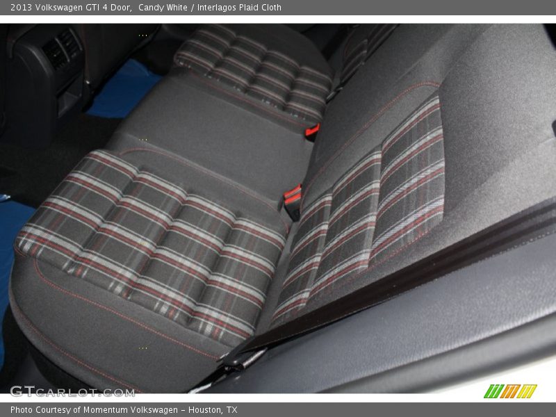 Candy White / Interlagos Plaid Cloth 2013 Volkswagen GTI 4 Door