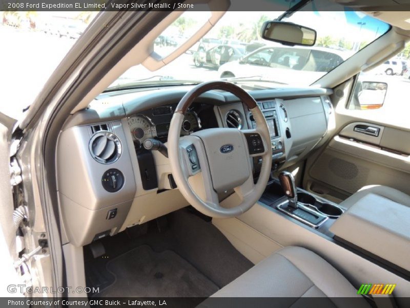 Vapor Silver Metallic / Stone 2008 Ford Expedition EL Limited