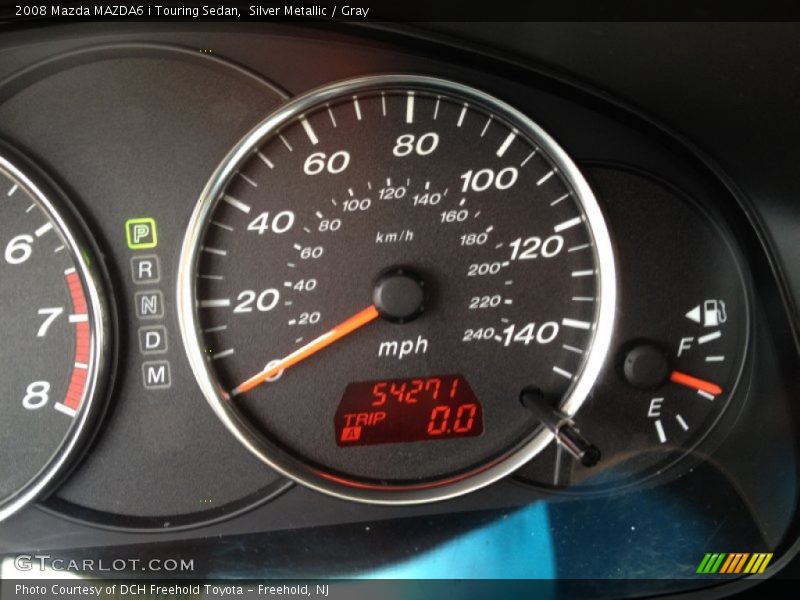 Silver Metallic / Gray 2008 Mazda MAZDA6 i Touring Sedan