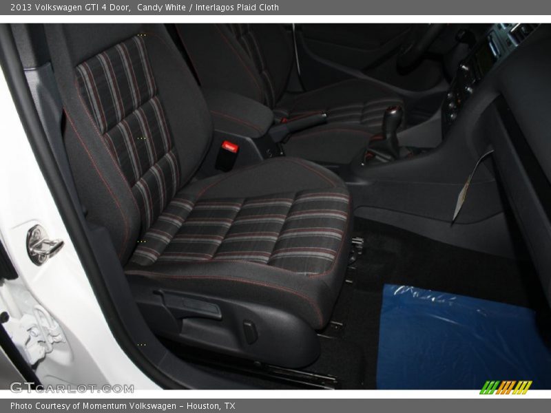Candy White / Interlagos Plaid Cloth 2013 Volkswagen GTI 4 Door