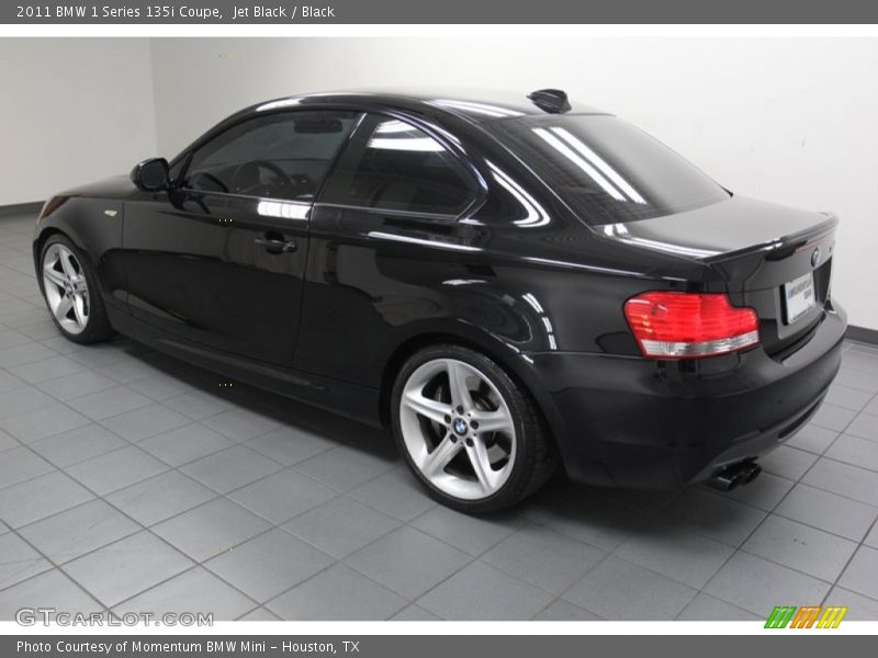 Jet Black / Black 2011 BMW 1 Series 135i Coupe