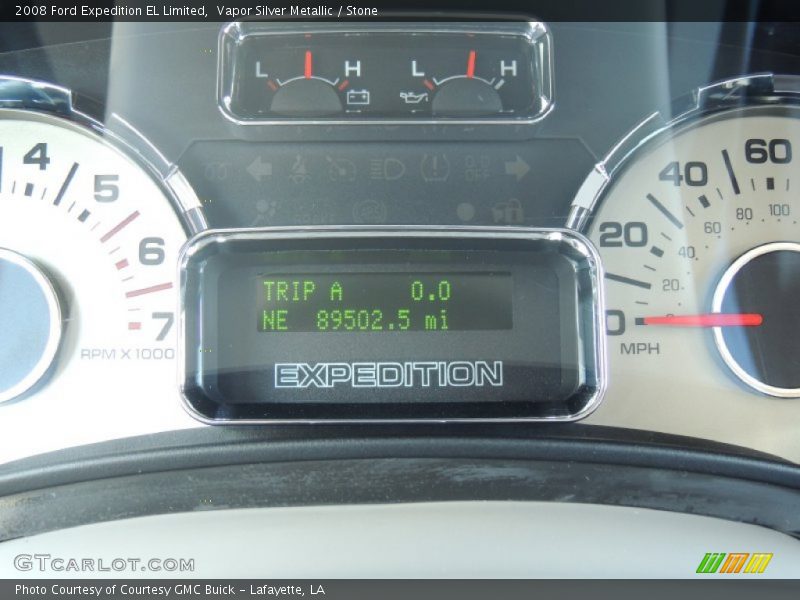 Vapor Silver Metallic / Stone 2008 Ford Expedition EL Limited