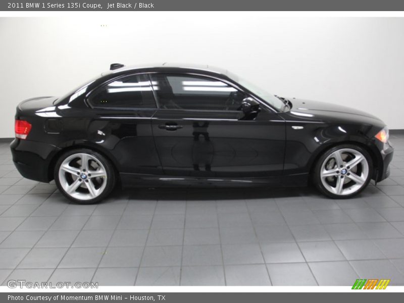 Jet Black / Black 2011 BMW 1 Series 135i Coupe