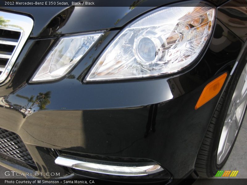 Black / Black 2012 Mercedes-Benz E 350 Sedan