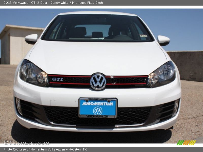 Candy White / Interlagos Plaid Cloth 2013 Volkswagen GTI 2 Door