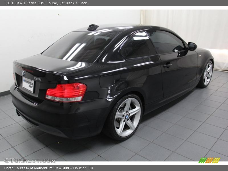 Jet Black / Black 2011 BMW 1 Series 135i Coupe