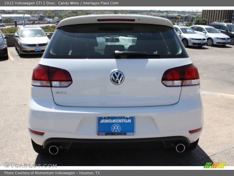 Candy White / Interlagos Plaid Cloth 2013 Volkswagen GTI 2 Door