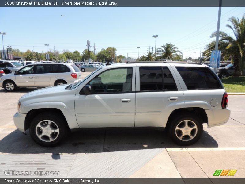 Silverstone Metallic / Light Gray 2008 Chevrolet TrailBlazer LT