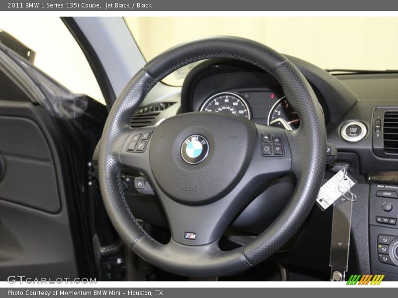 Jet Black / Black 2011 BMW 1 Series 135i Coupe