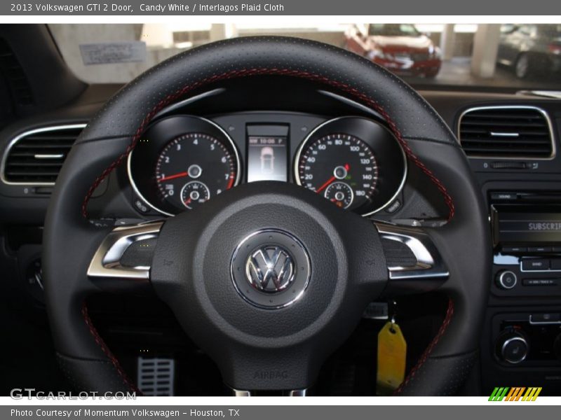 Candy White / Interlagos Plaid Cloth 2013 Volkswagen GTI 2 Door