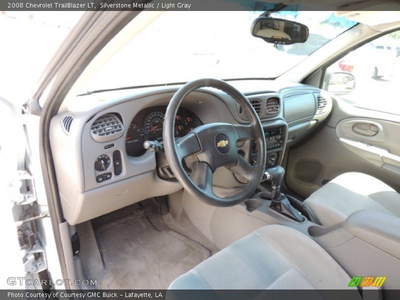 Silverstone Metallic / Light Gray 2008 Chevrolet TrailBlazer LT