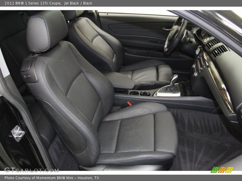 Jet Black / Black 2011 BMW 1 Series 135i Coupe