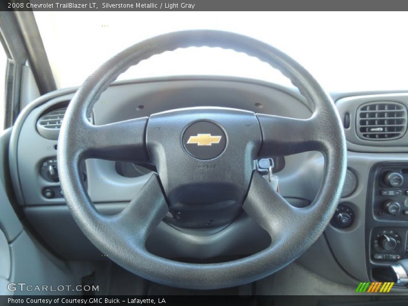 Silverstone Metallic / Light Gray 2008 Chevrolet TrailBlazer LT