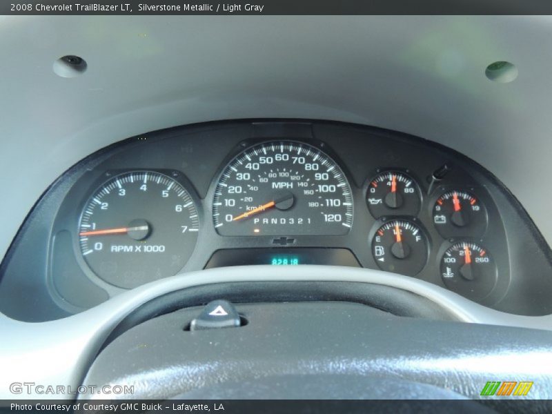 Silverstone Metallic / Light Gray 2008 Chevrolet TrailBlazer LT