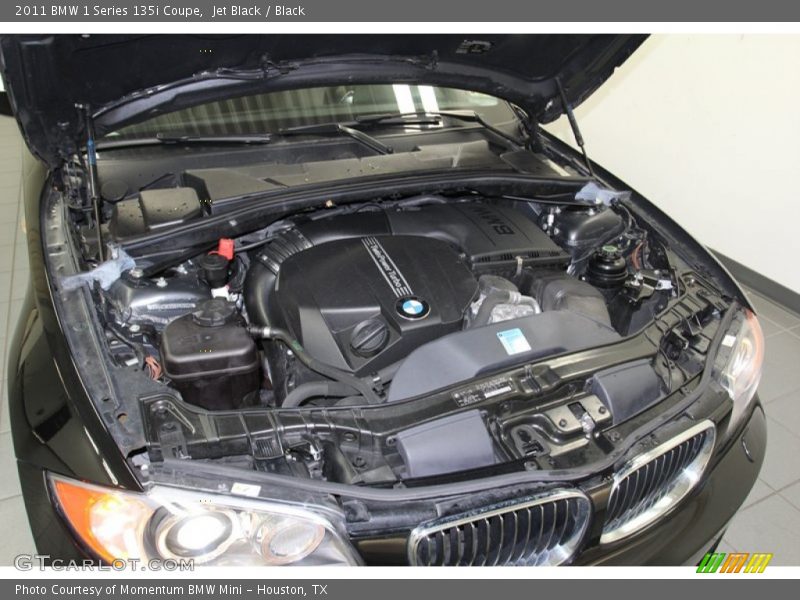 Jet Black / Black 2011 BMW 1 Series 135i Coupe