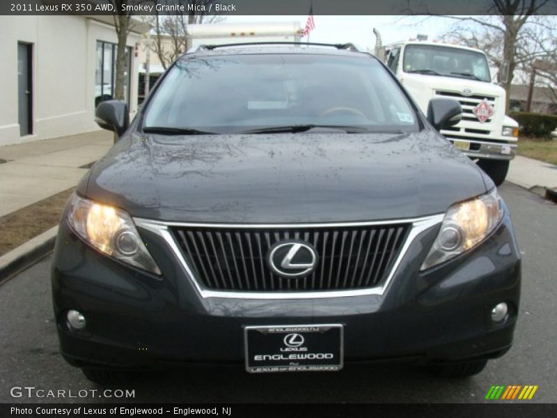 Smokey Granite Mica / Black 2011 Lexus RX 350 AWD