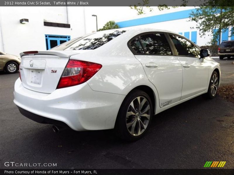 Taffeta White / Black 2012 Honda Civic Si Sedan