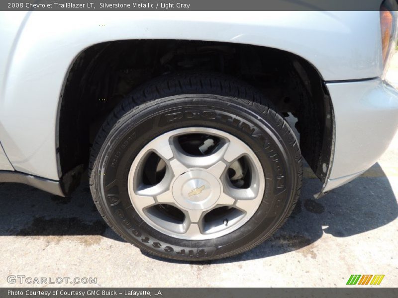 Silverstone Metallic / Light Gray 2008 Chevrolet TrailBlazer LT