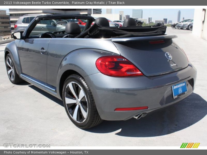 Platinum Gray Metallic / Titan Black 2013 Volkswagen Beetle Turbo Convertible